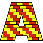 Alfabeto de tijolos