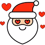 Emojis de Papai Noel