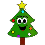 Cartoon Weihnachtsbaum