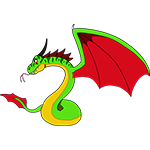 Amphithere Dragon – Coloring Pages and Books in PDF